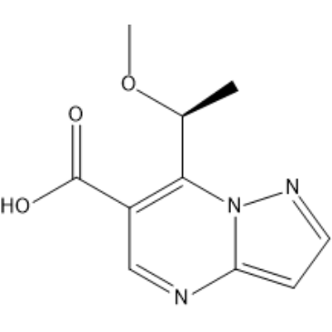 (S)-7-(1-Methoxyethyl)pyrazolo[1,5-a]pyrimidine-6-carboxylic acid|CS-1634387