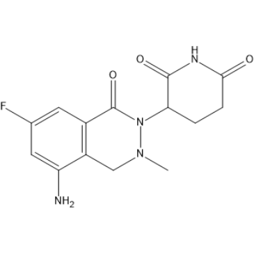 3-(5-Amino-7-fluoro-3-methyl-1-oxo-3,4-dihydrophthalazin-2(1H)-yl)piperidine-2,6-dione|CS-1634394