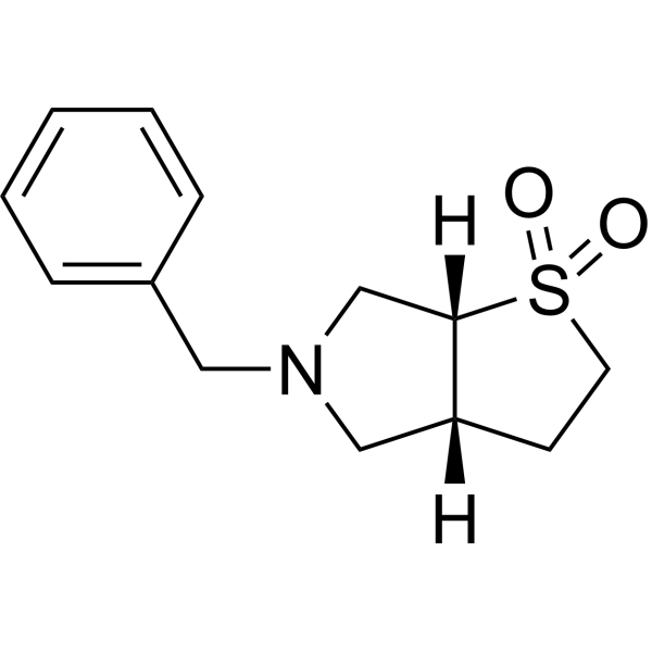 rel-(3aR,6aR)-5-benzylhexahydro-2H-thieno[2,3-c]pyrrole 1,1-dioxide|CS-1634485
