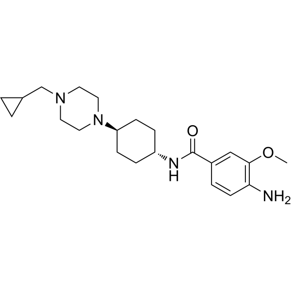 4-Amino-N-[trans-4-[4-(cyclopropylmethyl)-1-piperazinyl]cyclohexyl]-3-methoxybenzamide|CS-1634543