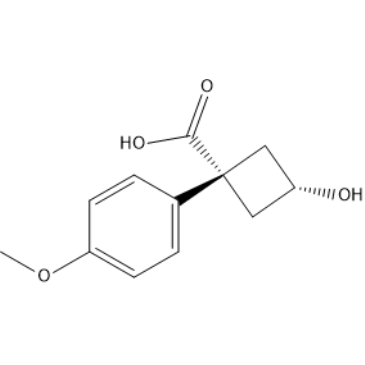 cis-3-Hydroxy-1-(4-methoxyphenyl)cyclobutanecarboxylic acid|CS-1634545