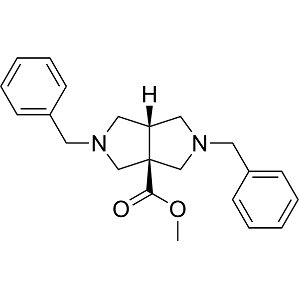 Methyl cis-hexahydro-2,5-bis(phenylmethyl)pyrrolo[3,4-c]pyrrole-3a(1H)-carboxylate|CS-1634597