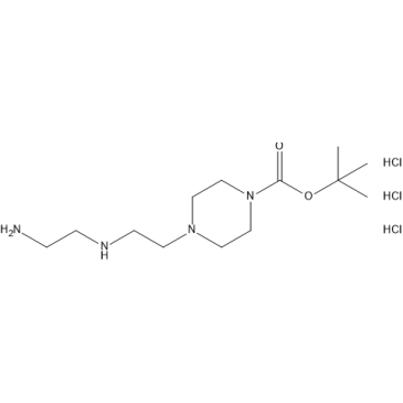 tert-Butyl 4-(2-((2-aminoethyl)amino)ethyl)piperazine-1-carboxylate trihydrochloride|CS-1634612