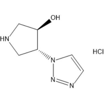 trans-4-(1H-1,2,3-Triazol-1-yl)pyrrolidin-3-ol hydrochloride|CS-1634630