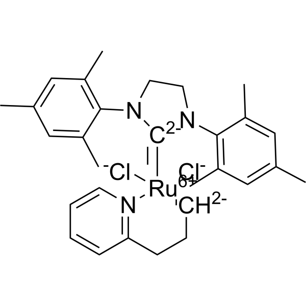 Dichloro[1,3-bis(2,4,6-trimethylphenyl)-2-imidazolidinylidene][3-(2-pyridinyl)propylidene]ruthenium(II)|CS-1634644