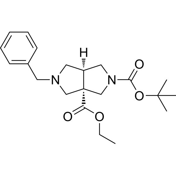rel-2-(tert-Butyl) 3a-ethyl (3aS,6aS)-5-benzyltetrahydropyrrolo[3,4-c]pyrrole-2,3a(1H,3H)-dicarboxylate|CS-1634651