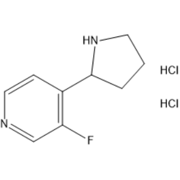 3-Fluoro-4-(pyrrolidin-2-yl)pyridine dihydrochloride|CS-1634655