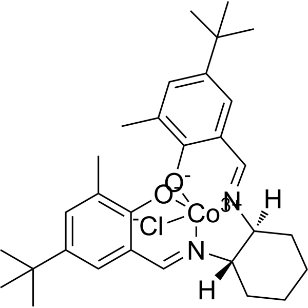 Chloro[[2,2'-[(1S,2S)-1,2-Cyclohexanediylbis[(nitrilo-κN)methylidyne]]bis[4-bis(1,1-dimethylethyl)-6-methyl-phenolato-κO]](2-)]cobalt|CS-1634667