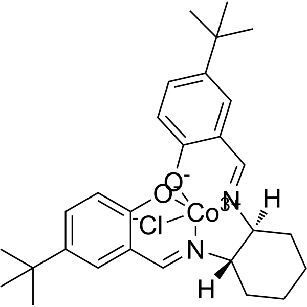 Chloro[[2,2'-[(1S,2S)-1,2-Cyclohexanediylbis[(nitrilo-κN)methylidyne]]bis[4-bis(1,1-dimethylethyl)phenolato-κO]](2-)]cobalt|CS-1634669