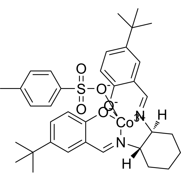 [[2,2'-[(1S,2S)-1,2-Cyclohexanediylbis[(nitrilo-κN)methylidyne]]bis[4-bis(1,1-dimethylethyl)phenolato-κO]](2-)](4-methylbenzenesulfonato-κO)cobalt|CS-1634673