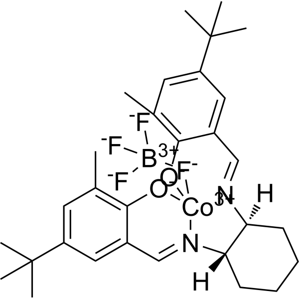 [[2,2'-[(1S,2S)-1,2-Cyclohexanediylbis[(nitrilo-κN)methylidyne]]bis[4-bis(1,1-dimethylethyl)-6-methyl-phenolato-κO]](2-)][tetrafluoroborato(1-)-κF]cobalt|CS-1634675