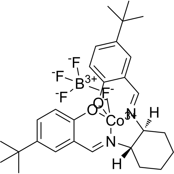 [[2,2'-[(1S,2S)-1,2-Cyclohexanediylbis[(nitrilo-κN)methylidyne]]bis[4-bis(1,1-dimethylethyl)phenolato-κO]](2-)][tetrafluoroborato(1-)-κF]cobalt|CS-1634676