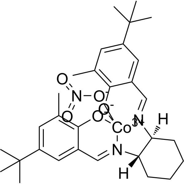 [[2,2'-[(1S,2S)-1,2-Cyclohexanediylbis[(nitrilo-κN)methylidyne]]bis[4-(1,1-dimethylethyl)-6-methyl-phenolato-κO]](2-)](nitrato-κO)cobalt|CS-1634678