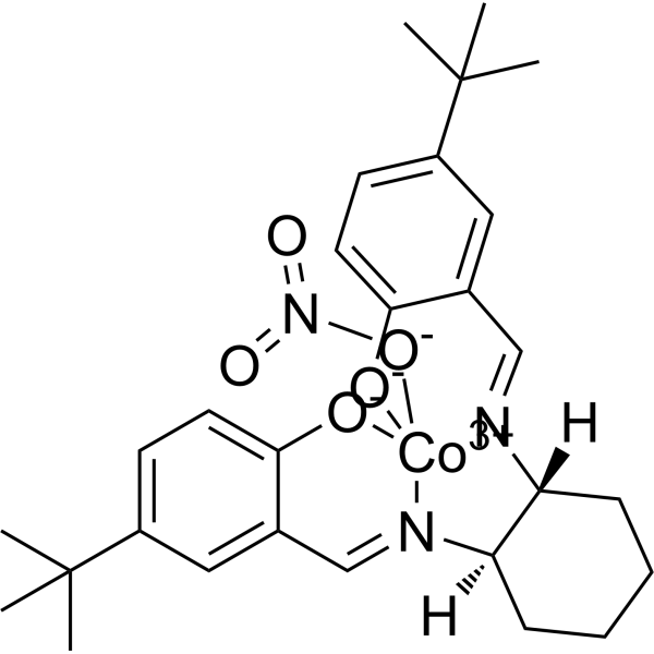 [[2,2'-[(1R,2R)-1,2-Cyclohexanediylbis[(nitrilo-κN)methylidyne]]bis[4-(1,1-dimethylethyl)phenolato-κO]](2-)](nitrato-κO)cobalt|CS-1634679