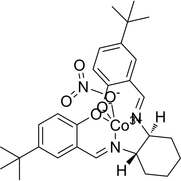 [[2,2'-[(1S,2S)-1,2-Cyclohexanediylbis[(nitrilo-κN)methylidyne]]bis[4-(1,1-dimethylethyl)phenolato-κO]](2-)](nitrato-κO)cobalt|CS-1634680