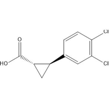 rel-(1R,2R)-2-(3,4-Dichlorophenyl)cyclopropanecarboxylic acid|CS-1634693
