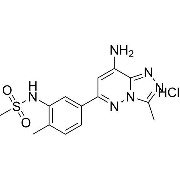 N-(5-(8-Amino-3-methyl-[1,2,4]triazolo[4,3-b]pyridazin-6-yl)-2-methylphenyl)methanesulfonamide hydrochloride|CS-1634732