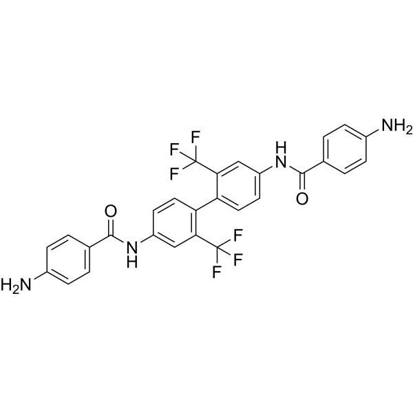N,N'-(2,2'-Bis(trifluoromethyl)-[1,1'-biphenyl]-4,4'-diyl)bis(4-aminobenzamide)|CS-1634740