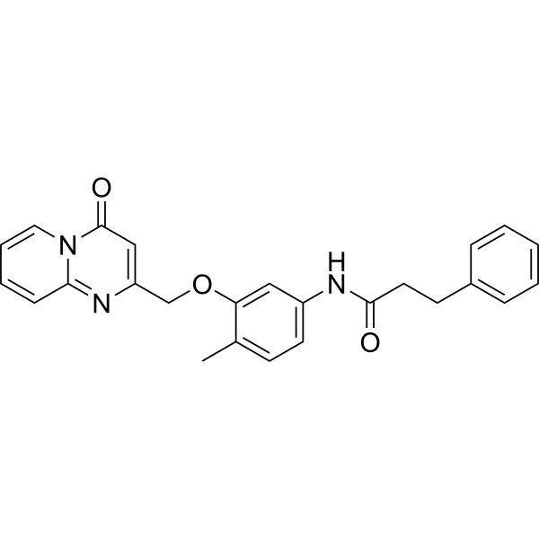 N-(4-Methyl-3-((4-oxo-4H-pyrido[1,2-a]pyrimidin-2-yl)methoxy)phenyl)-3-phenylpropanamide|CS-1634760