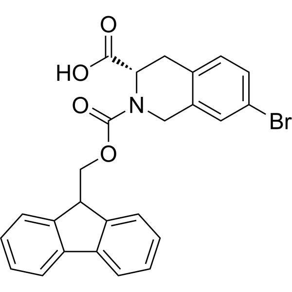 (S)-2-(((9H-Fluoren-9-yl)methoxy)carbonyl)-7-bromo-1,2,3,4-tetrahydroisoquinoline-3-carboxylic acid|CS-1634761