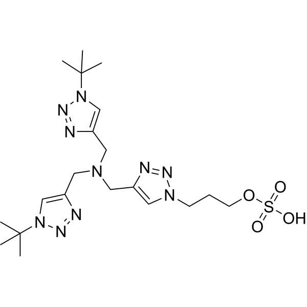 3-(4-((Bis((1-(tert-Butyl)-1H-1,2,3-triazol-4-yl)methyl)amino)methyl)-1H-1,2,3-triazol-1-yl)propyl hydrogen sulfate|CS-1634762