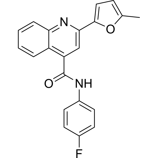 N-(4-Fluorophenyl)-2-(5-methylfuran-2-yl)quinoline-4-carboxamide|CS-1634774