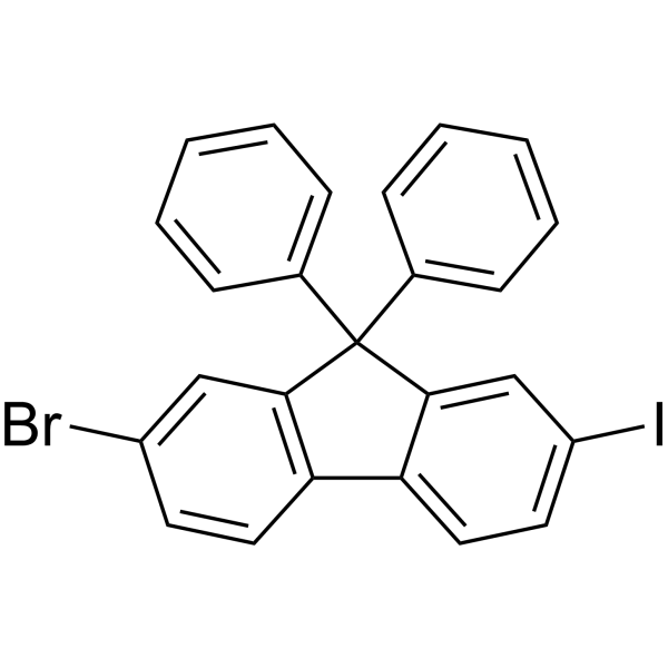2-Bromo-7-iodo-9,9-diphenyl-9H-fluorene|CS-1634786