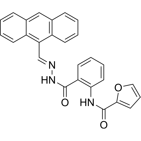 N-(2-(2-(Anthracen-9-ylmethylene)hydrazine-1-carbonyl)phenyl)furan-2-carboxamide|CS-1634788