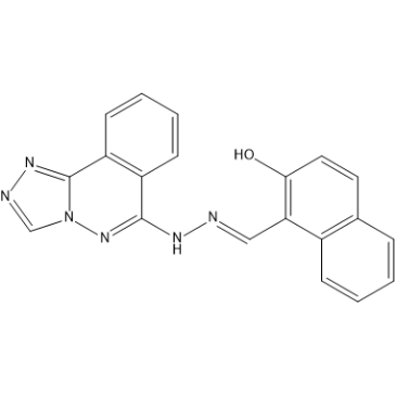 1-((2-([1,2,4]Triazolo[3,4-a]phthalazin-6-yl)hydrazono)methyl)naphthalen-2-ol|CS-1634789