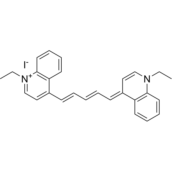 1-Ethyl-4-(5-(1-ethylquinolin-4(1H)-ylidene)penta-1,3-dien-1-yl)quinolin-1-ium iodide|CS-1634795