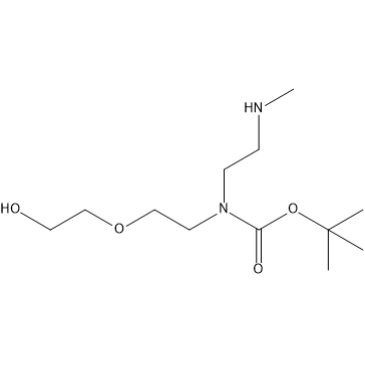 tert-Butyl (2-(2-hydroxyethoxy)ethyl)(2-(methylamino)ethyl)carbamate|CS-1634817
