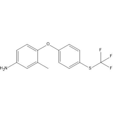3-Methyl-4-(4-((trifluoromethyl)thio)phenoxy)aniline|CS-1634828