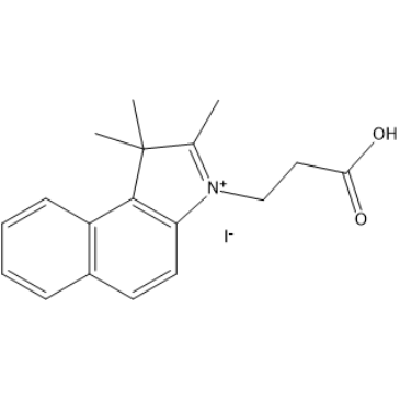 3-(2-Carboxyethyl)-1,1,2-trimethyl-1H-benzo[E]indol-3-ium iodide|CS-1634875