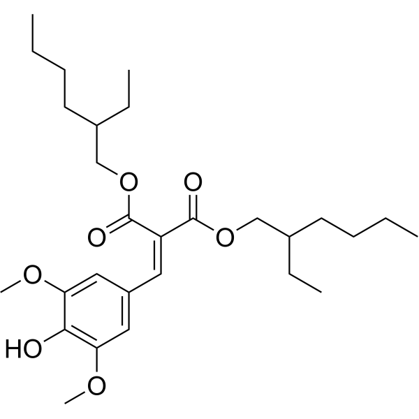 Bis(2-ethylhexyl) 2-(4-hydroxy-3,5-dimethoxybenzylidene)malonate|CS-1634884