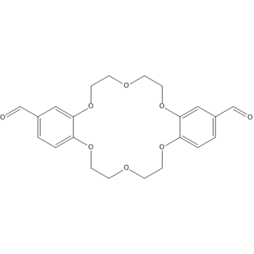 6,7,9,10,17,18,20,21-Octahydrodibenzo[b,k][1,4,7,10,13,16]hexaoxacyclooctadecine-2,14-dicarbaldehyde|CS-1634924