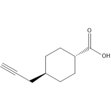 trans-4-(Prop-2-yn-1-yl)cyclohexane-1-carboxylic acid|CS-1634935