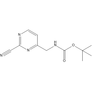 tert-Butyl ((2-cyanopyrimidin-4-yl)methyl)carbamate|CS-1635008