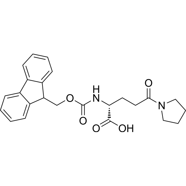 (R)-2-((((9H-Fluoren-9-yl)methoxy)carbonyl)amino)-5-oxo-5-(pyrrolidin-1-yl)pentanoic acid|CS-1635016
