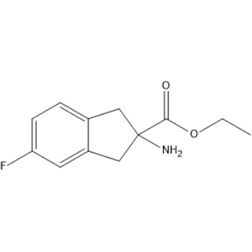 Ethyl 2-amino-5-fluoro-2,3-dihydro-1H-indene-2-carboxylate|CS-1635032