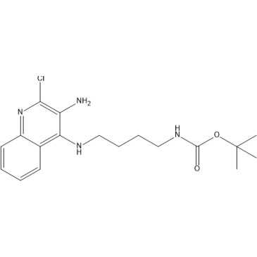 tert-Butyl (4-((3-amino-2-chloroquinolin-4-yl)amino)butyl)carbamate|CS-1635074