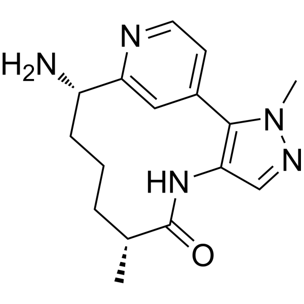 (5R,9S)-9-Amino-2(1),5-dimethyl-2(1)H-3-aza-1(4,2)-pyridina-2(5,4)-pyrazolacyclononaphan-4-one|CS-1635082