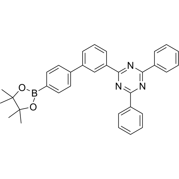 2,4-Diphenyl-6-(4'-(4,4,5,5-tetramethyl-1,3,2-dioxaborolan-2-yl)-[1,1'-biphenyl]-3-yl)-1,3,5-triazine|CS-1635163
