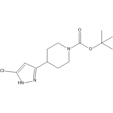 tert-Butyl 4-(5-chloro-1H-pyrazol-3-yl)piperidine-1-carboxylate|CS-1635210
