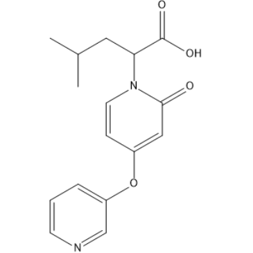 4-Methyl-2-(2-oxo-4-(pyridin-3-yloxy)pyridin-1(2H)-yl)pentanoic acid|CS-1635211