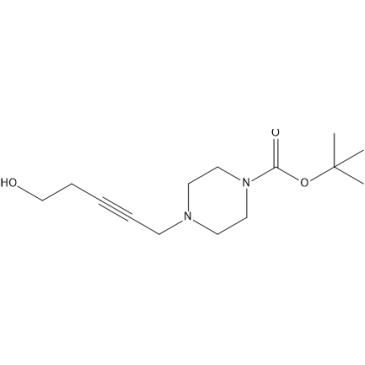 tert-Butyl 4-(5-hydroxypent-2-yn-1-yl)piperazine-1-carboxylate|CS-1635214