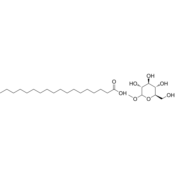Stearic acid compound with (2R,3S,4S,5R)-2-(hydroxymethyl)-6-methoxytetrahydro-2H-pyran-3,4,5-triol 1:1|CS-1635218