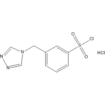 3-((4H-1,2,4-Triazol-4-yl)methyl)benzenesulfonyl chloride hydrochloride|CS-1635229