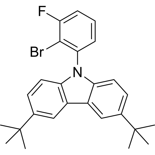 9-(2-Bromo-3-fluorophenyl)-3,6-di-tert-Butyl-9H-carbazole|CS-1635241