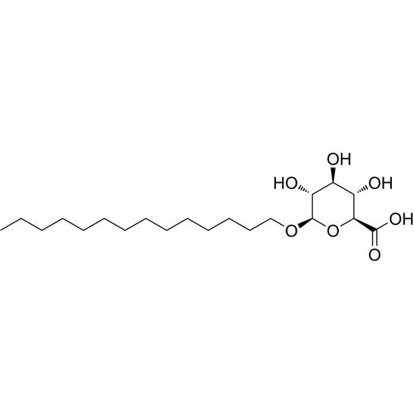 (2S,3S,4S,5R,6R)-3,4,5-Trihydroxy-6-(tetradecyloxy)tetrahydro-2H-pyran-2-carboxylic acid|CS-1635265