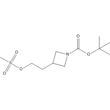 tert-Butyl 3-(2-((methylsulfonyl)oxy)ethyl)azetidine-1-carboxylate|CS-1635287